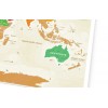 Скретч карта мира Travel map "Gold World" UA