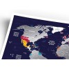 Скретч карта мира Travel Map «Holiday World»