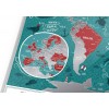 Скретч карта мира Travel Map «Marine World»