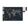 Скретч карта мира Travel Map «LETTERS World»