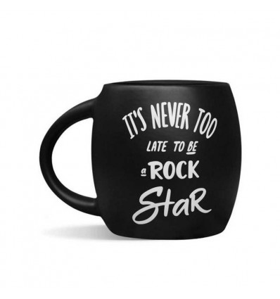 Чашка черная «Rock star»