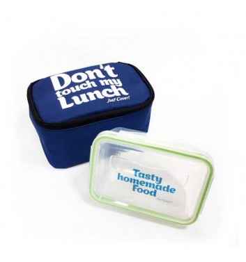 Lunch-bag Just cover My lunch Standart Blue