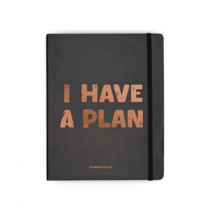 Планер «I have a plan» Черный