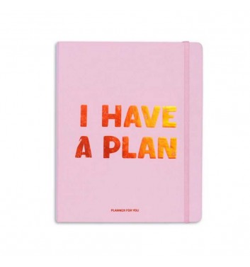 Планер «I have a plan» Розовый
