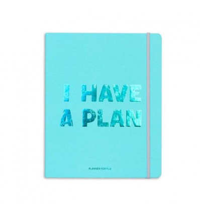 Планер «I have a plan» Бірюзовий