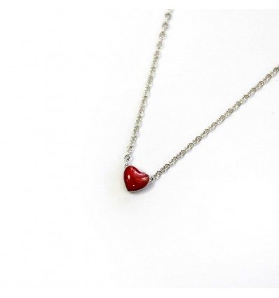 Подвеска Argent jewellery Heart red
