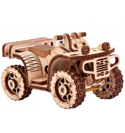 Механический 3D пазл Wood Trick Квадроцикл ATV
