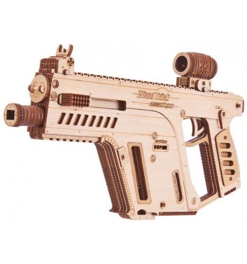 Механический 3D пазл Wood Trick Штурмовая винтовка