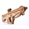 Механический 3D пазл Wood Trick Штурмовая винтовка USG-2