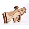 Механический 3D пазл Wood Trick Штурмовая винтовка USG-2