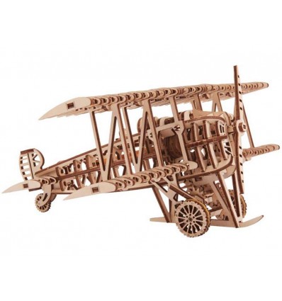Механічний 3D пазл Wood Trick Літак