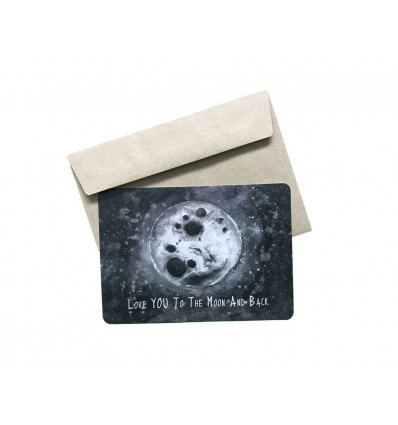 Открытка EgiEgi Cards Луна