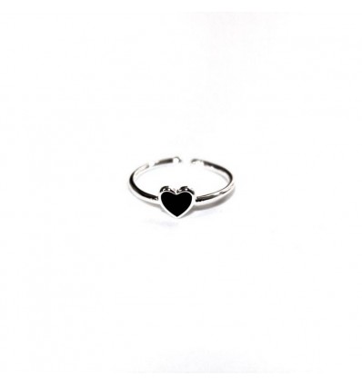 Кольцо Argent jewellery Black Heart