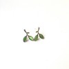 Сережки Argent jewellery Two green leaves