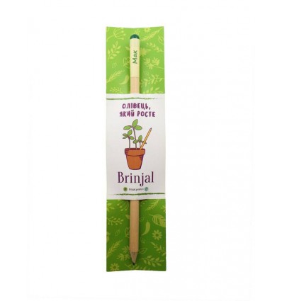 Eco stick Brinjal: олівець з насінням Мак