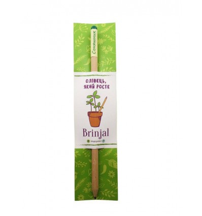 Eco stick Brinjal: карандаш с семенами Подсолнух