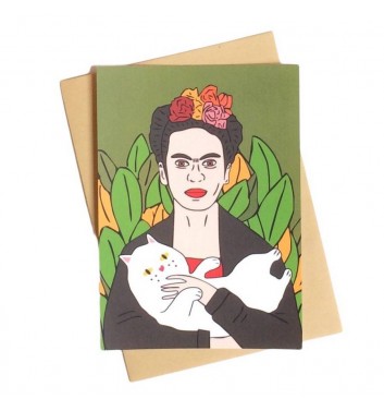 Открытка Unicorn and Wine Frida Kahlo