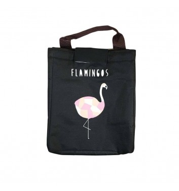 Lunch-bag Leaf Flamingos