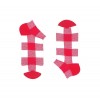 Короткі карпетки Sox Pink Beige Tartan