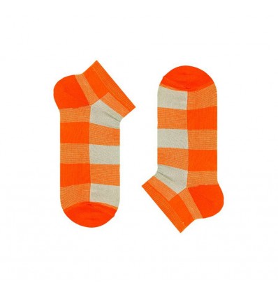 Короткі карпетки Sox Gray Orange Tartan