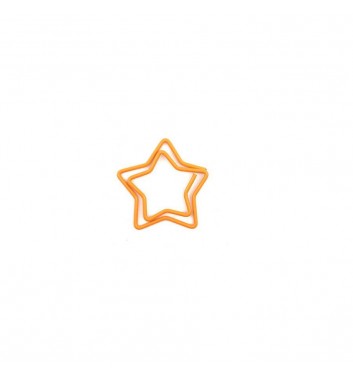 Скріпка Cuters Star Orange