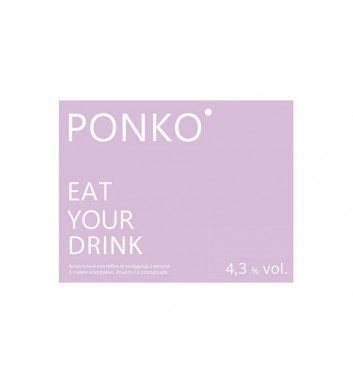 Алкогольні цукерки Ponko sweets Wine 12 цукерок