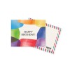 Мини-открытка Mirabella postcards Happy Birthday Colors