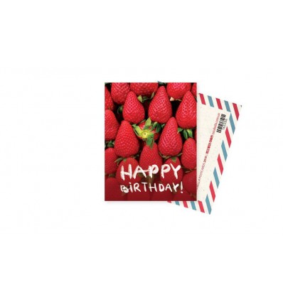 Мини-открытка Mirabella postcards HB Strawberries