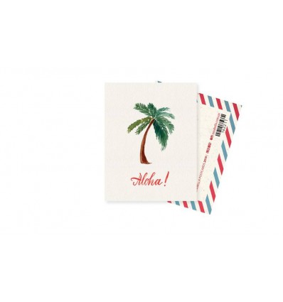 Мини-открытка Mirabella postcards Aloha