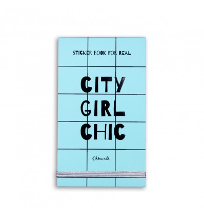 Книга З Наклейками (33 Листа) Sticker Book For Real City Girl Chic, Chicardi Olena Redko