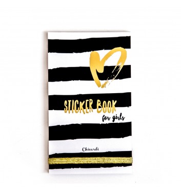 Книга с наклейками (30 Листов) Sticker Book For Girls, Chicardi Olena Redko