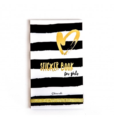 Книга З Наклейками (30 Листів) Sticker Book For Girls, Chicardi Olena Redko