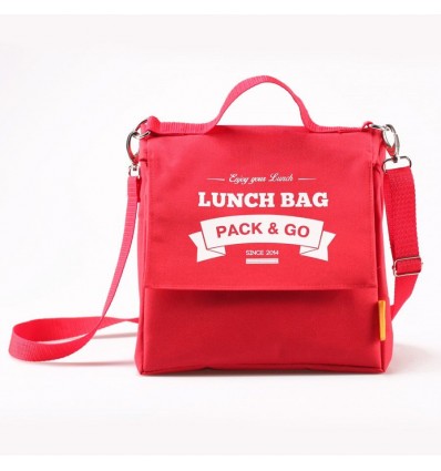 Lunch-bag Pack and Go L+ Червоний
