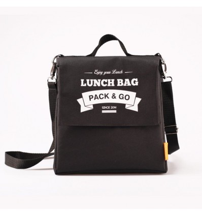 Lunch-bag Pack and Go L+ Чорний