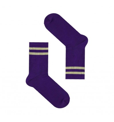 Шкарпетки Sox Фіолетові з сірими лініями