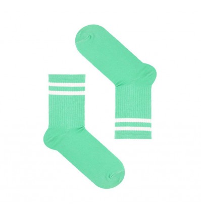 Шкарпетки Sox Бірюзові з білими лініями