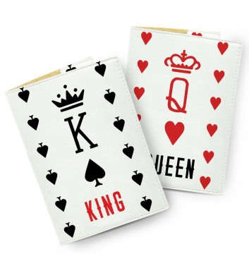 Набір обкладинок на паспорт Just cover King and Queen