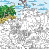 Большая раскраска XL O'Kroshka Пираты: на краю света