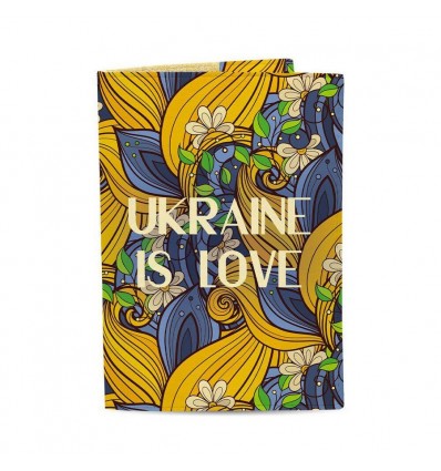 Обкладинка на паспорт Just cover Ukraine is Love