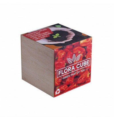 Набор для выращивания Flora Cube Перець Хабанеро