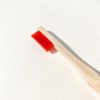 Бамбуковая зубная щетка Leaf Red