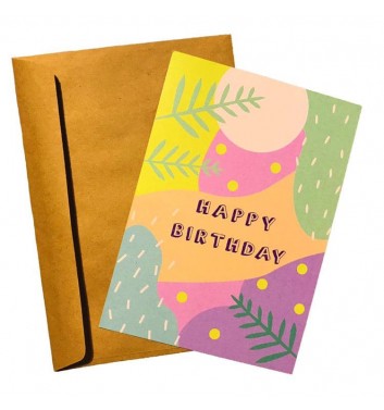 Открытка EgiEgi Cards Happy Birthday (Color)
