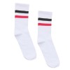 Шкарпетки O net Бейсік 2 полоски Чорна, червона на білому