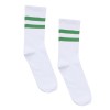 Шкарпетки O net Бейсік Полоска Зелена на білому