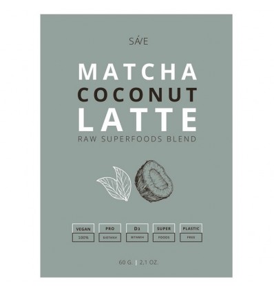 Смесь Суперфуд Ponko Matcha coconut latte 60г