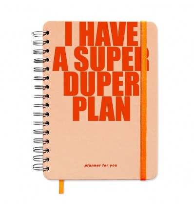 Великий планер Orner Store "I have a SUPER DUPER plan" peachy