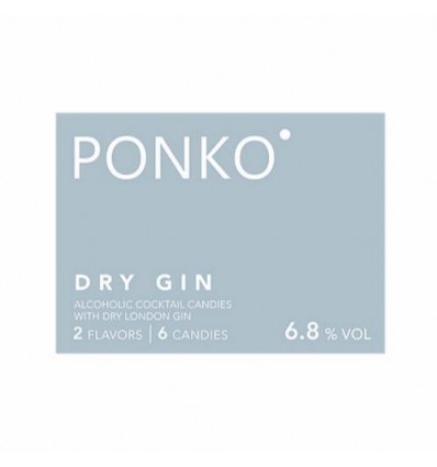 Алкогольные конфеты Ponko sweets Gin 6 конфет