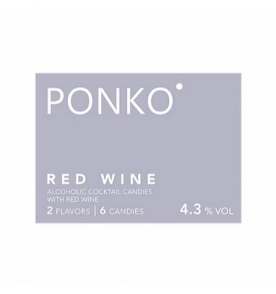 Алкогольные конфеты Ponko sweets Wine 6 конфет