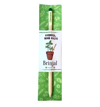 Eco stick Brinjal: олівець з насінням Орегано