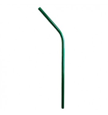 Металлическая трубочка Leaf C Green